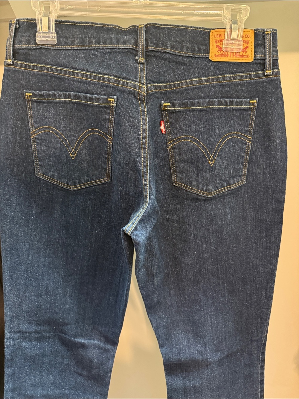 Levi's Women's Dark Indigo Straight Leg Jeans
